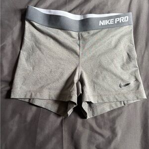 Nike Pro Women's Athletic Gray Shorts